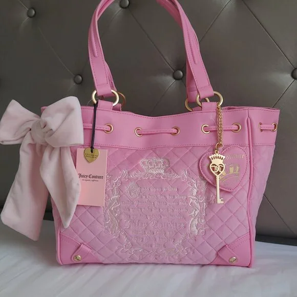 Juicy Couture Juicy Tale Daydreamer Tote in Pink Cherry Blossom - Picture 9 of 9